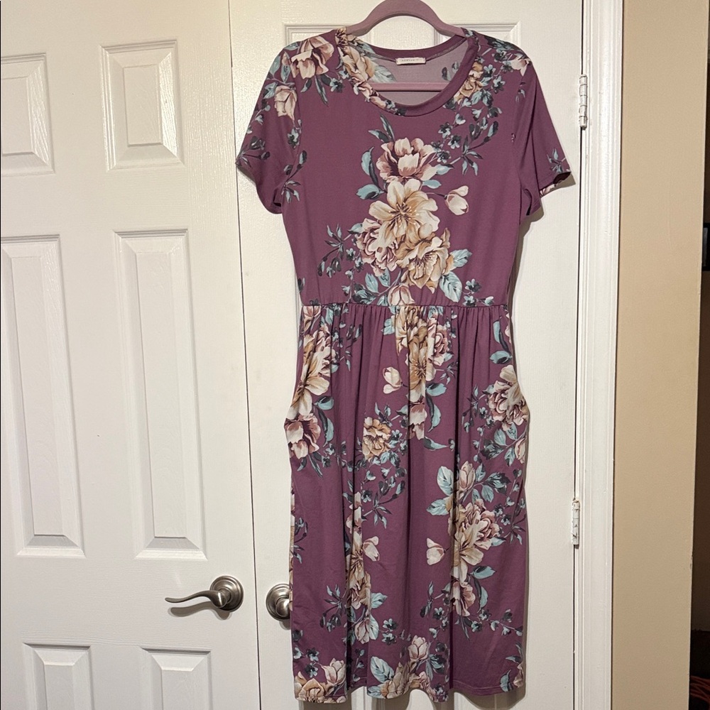 💜 Reborn J Floral Pocket Dress